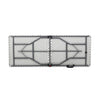 PrimeNest - White PVC Folding Table for Events and Dining - Mega Cart