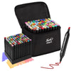 Professional Dual Tips Art Markers Set with Carry Bag - Mega Cart