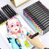 Professional Dual Tips Art Markers Set with Carry Bag - Mega Cart