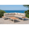 PrimeNest Amara Patio Lounge Set – 3-Piece with Coffee Table - Mega Cart