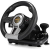 Racing Steering Wheel with Pedal - Mega Cart
