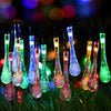 Solar Powered Rain Drop String Lights - Mega Cart