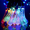 Solar Powered Rain Drop String Lights - Mega Cart