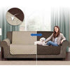 Reversible Quilted Couch Cover - Protects from Spills & Pets - Mega Cart