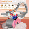 Elbow-Supported Ab Roller for Home Fitness - Mega Cart