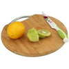 Round Bamboo Cutting Board with Handle - Mega Cart