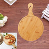 Round Bamboo Pizza Boards for Serving and Displaying Pizzas - Mega Cart