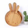 Round Bamboo Pizza Boards for Serving and Displaying Pizzas - Mega Cart
