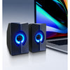 USB Powered Wired Dual Desktop Speakers - Mega Cart