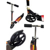 Foldable Scooter with Brake and PU Wheels - Mega Cart