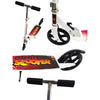Foldable Scooter with Brake and PU Wheels - Mega Cart