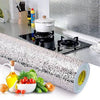 Self-Adhesive Kitchen Aluminium Wall Sticker – Oilproof & Waterproof - Mega Cart