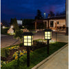 Set of 6 Solar Garden Lamps for Yard or Pathways - Mega Cart