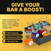 Set of 9 Pool Ball Shot Glasses - Mega Cart