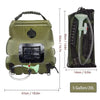 Outdoor 20L Camping Shower Bag