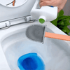 Silicone Toilet Brush with Holder - Hygienic & Durable Cleaning Tool - Mega Cart