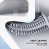 Silicone Toilet Brush with Holder - Hygienic & Durable Cleaning Tool - Mega Cart