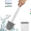Silicone Toilet Brush with Holder - Hygienic & Durable Cleaning Tool - Mega Cart