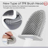 Silicone Toilet Brush with Holder - Hygienic & Durable Cleaning Tool - Mega Cart