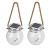 Solar Crack Ball Hanging Lantern - Mega Cart
