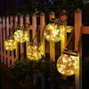 Solar Crack Ball Hanging Lantern - Mega Cart
