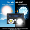 Solar Powered LED Wall Light - Mega Cart
