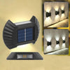 Solar Powered LED Wall Lights – Pack of 4 - Mega Cart