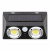 Solar-Powered Motion Sensor LED Wall Light for Outdoor Use - Mega Cart