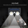 Solar-Powered Motion Sensor LED Wall Light for Outdoor Use - Mega Cart