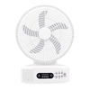 Solar-Powered Rechargeable Fan with Bluetooth Speaker & LED Light - Mega Cart