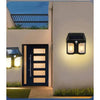 Solar-Powered Waterproof LED Wall Lamp for Outdoor Use - Mega Cart
