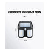 Solar-Powered Waterproof LED Wall Lamp for Outdoor Use - Mega Cart