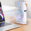 500ML Portable Mist Fan with Colorful LED Lighting - Mega Cart