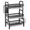 Stainless Steel Dish Drainer Rack with Drainboard - Mega Cart