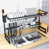Stainless Steel Large Canopy Dish Rack & Kitchen Organiser - Mega Cart
