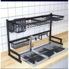 Stainless Steel Large Canopy Dish Rack & Kitchen Organiser - Mega Cart