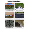 Outdoor Two-Room Tent with Easy Setup and Ventilation