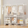 Triple Closet Rack for Space Saving Storage - Mega Cart