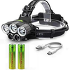 USB Rechargeable Waterproof LED Headlamp for Outdoor Adventures - Mega Cart