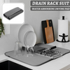 Utensil Drying Rack with Microfiber Cloth - Mega Cart