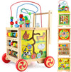 Kids Wooden Activity Walker Toy - Mega Cart
