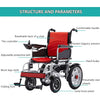 Travel-Friendly Foldable Electric Wheelchair - Mega Cart