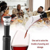 Wine Vacuum Stopper & Pourer Set - Spill-Free & Preserves Freshness - Mega Cart