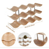 Wavy Wine Bottle Holder Stand - Mega Cart