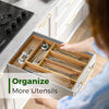 Wooden Bamboo Cutlery Tray - Mega Cart