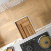 Wooden Bamboo Cutlery Tray - Mega Cart