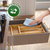 Wooden Bamboo Cutlery Tray - Mega Cart