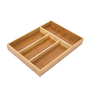 Wooden Bamboo Cutlery Tray - Mega Cart