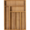 Wooden Bamboo Cutlery Tray - Mega Cart