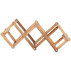 Wooden Diamond-Shaped Wine Rack - Mega Cart
